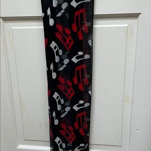 Musical notes scarf